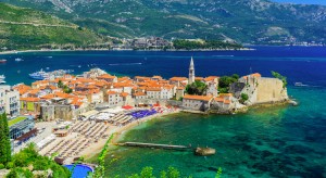 Badplaatsen Montenegro