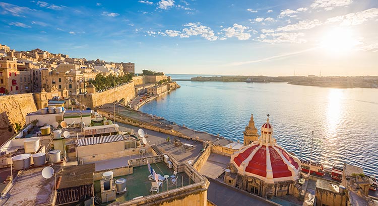 Valletta, hoofdstad van Malta