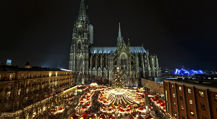 Kerstmarkt in Keulen