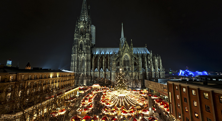 Kerstmarkt in Keulen