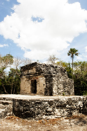 Eilanden Mexico: ruines van San Gervasio in Cozumel