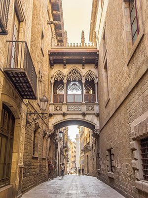 Gratis doen in Barcelona; Barro Gotic