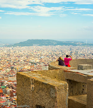 Gratis doen in Barcelona: uitzicht