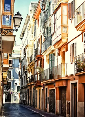 Palma de Mallorca: straatbeeld