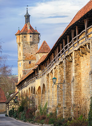 Rothenburg ob der Tauber: stadsmuren