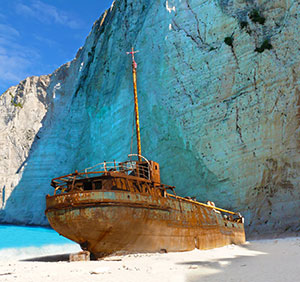 Scheepswrak Zakynthos, Navagio Beach