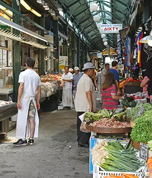 Stedentrip Thessaloniki, markt