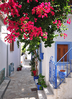 Vakantie Skiathos-Stad