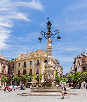 Santa Cruz, Sevilla: pleinen