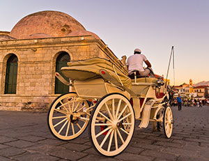 Vakantie Chania: paardenkoets