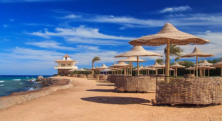 Populaire Egyptische badplaats Hurghada