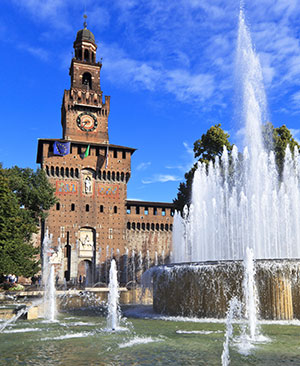 48 uur in Milaan: Castello Sforzesco