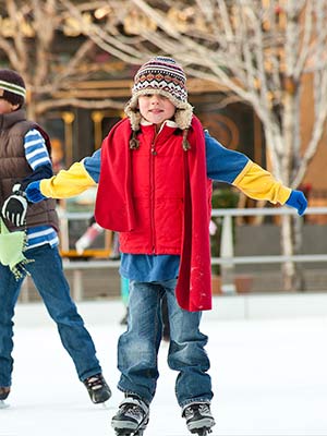 Duitse kerstmarkten: schaatsen