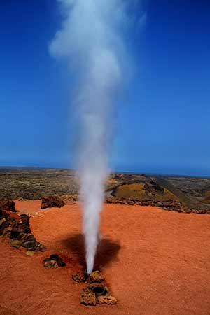 Nationaal Park Timanfaya, thermische warmte