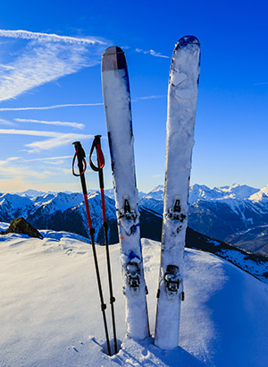 Wintersportgebieden voor beginners
