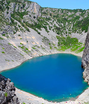 Rondje langs Kroatische meren, Blauwe Meer