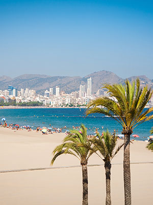 Redenen vakantie Benidorm, strand