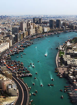 Old Dubai: Creek in de oude stad