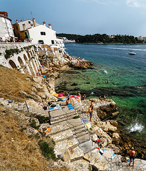 Vakantie Rovinj, Baluota strand