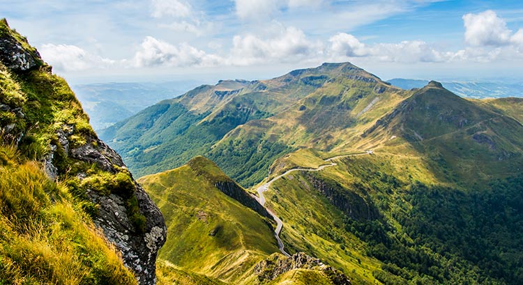 Vulkanen in Auvergne
