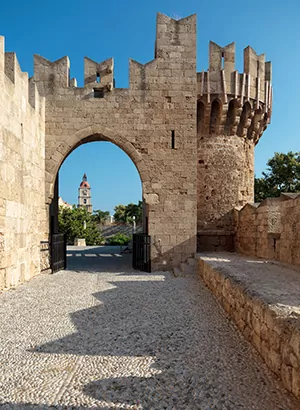 geschiedenis Rhodos-Stad: toren