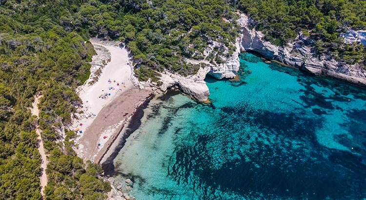 Mooiste stranden Menorca