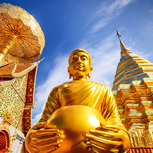 Chiang Mai, Noord-Thailand; Wat Phra That Doi Suthep