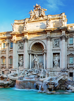 Fonteinen Rome: Trevi fontein