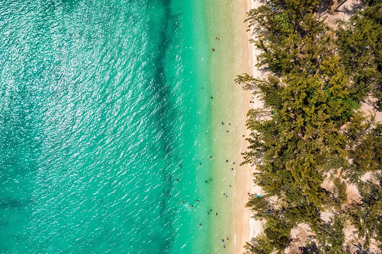 Mooiste stranden Mauritius: Mont Choisy Beach