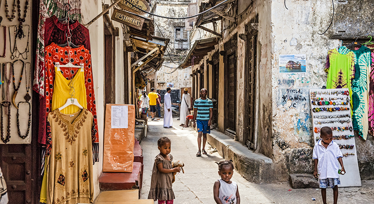 Doen in Stonetown, Zanzibar