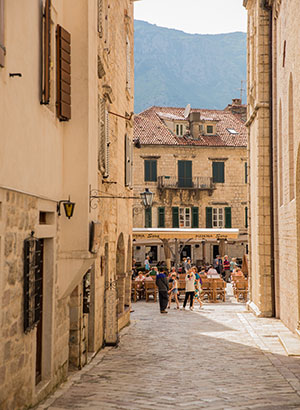 Bezienswaardigheden Kotor: straatjes