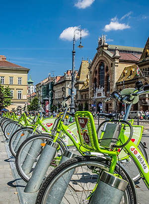 Fietsen in Boedapest huren