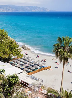 Mooiste stranden Costa del Sol, Nerja