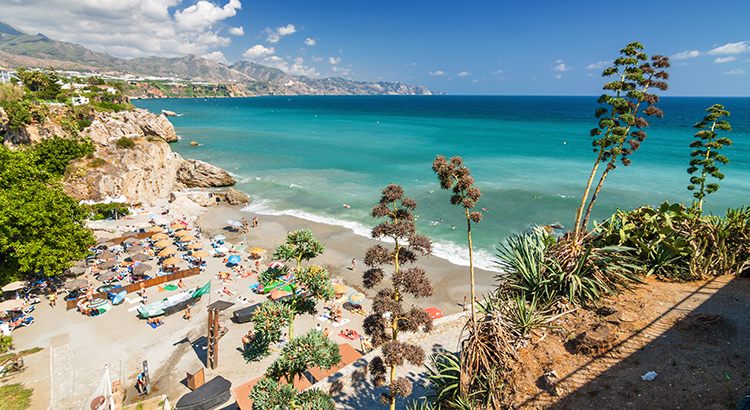 Mooiste stranden Costa del Sol, Nerja