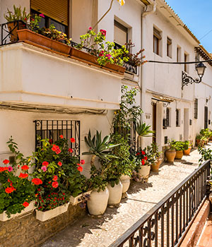 Altea Costa Blanca, vogelvlucht