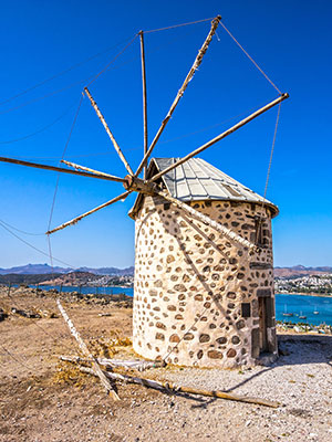 Vakantie Gümbet, windmolens