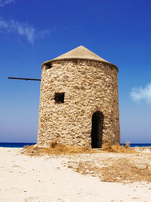 Lefkas-Stad, strand