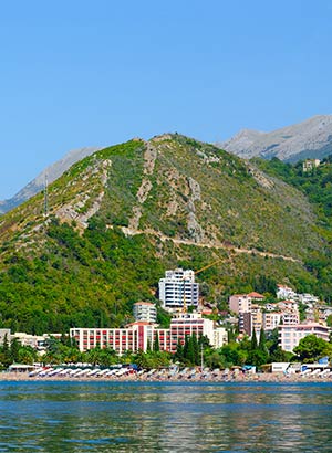 Badplaatsen Montenegro: Becici