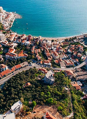 Leukste badplaatsen Montenegro: Rafailovici