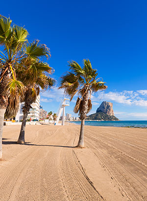 Mooiste stranden Costa Blanca: Calpe