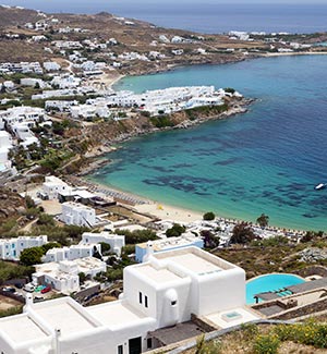 Mooiste stranden Mykonos: Platys Galios