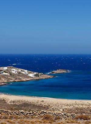 Stranden Mykonos; zuiden