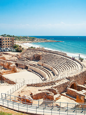 Tarragona hippe stad vol geschiedenis, amfitheater