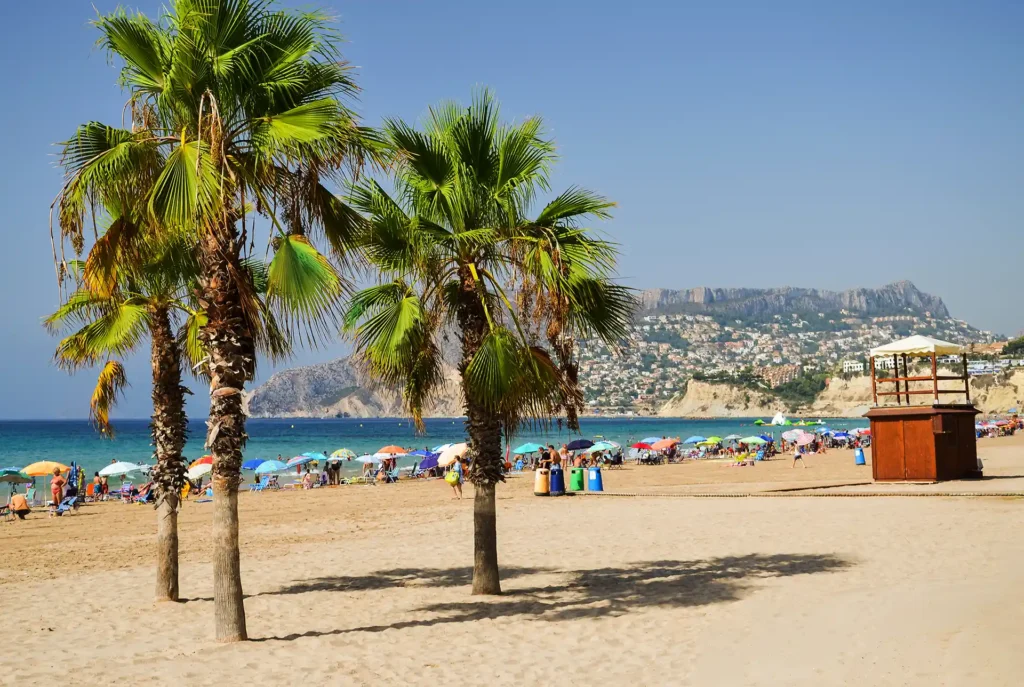 Calpe, Costa Blanca: strand
