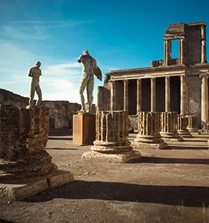 Vesuvius Napels, opgravingen Pompei