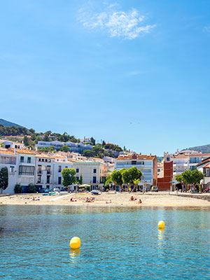 Cadaqués Spaans kunstenaarsdorpje, strand