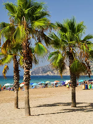 Calpe, Costa Blanca: strand