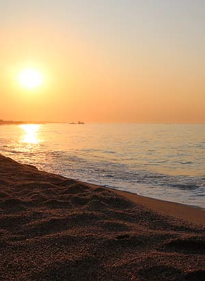 Stranden Costa Barcelona, Malgrat de Mar