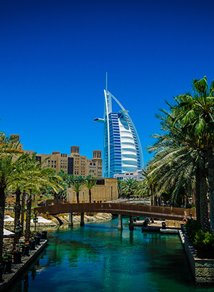 Dubai vanuit de lucht: Burj Al Arab