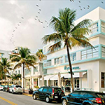 Bezienswaardigheden Florida: Ocean Drive, Penguin Hotel